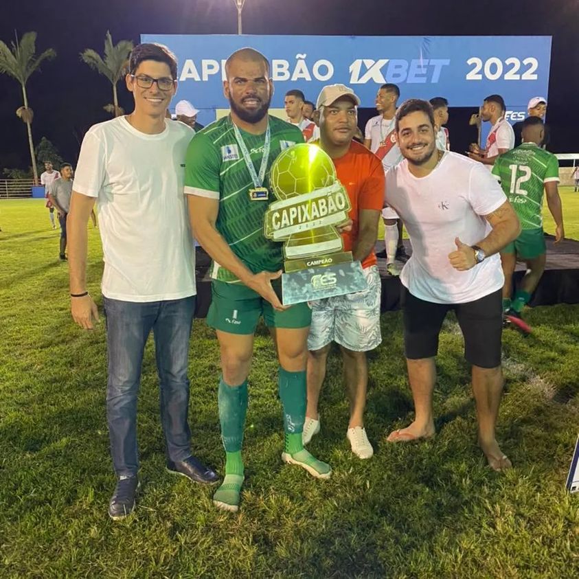 Vereadores Higor e Leandro Ais prestigiam vitória do Real Noroeste na conquista do Campeonato Capixaba 2022