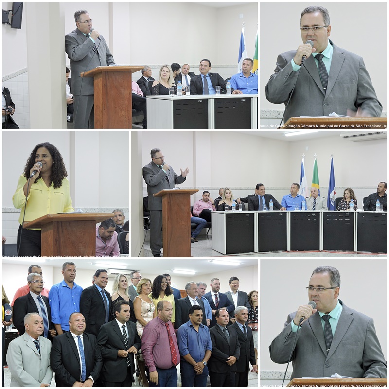 Em noite especial vereadores em sessão solene receberam autoridades e convidados