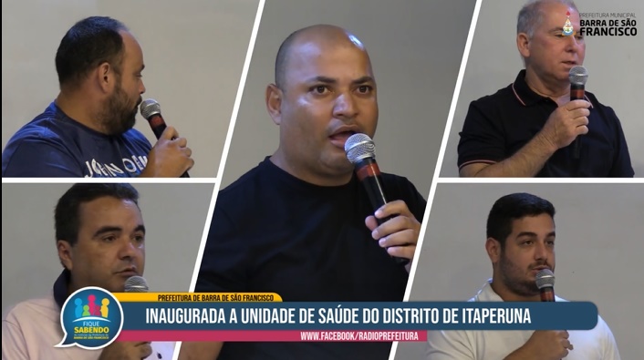 Vereadores participam de inauguração de Unidade de Saúde de Vila Itaperuna