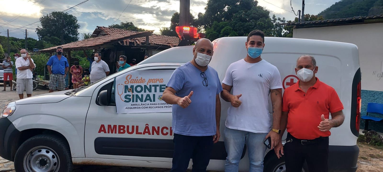 Vereador Higor Soares agradece por Monte Sinai receber sua ambulância