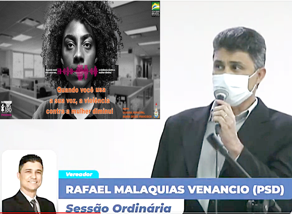 Vereador Rafael faz alerta sobre violência doméstica contra mulheres e crianças