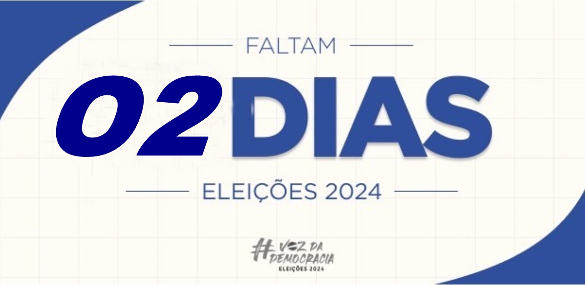  Faltam 02 dias e a votação será de 8hs às 17hs 