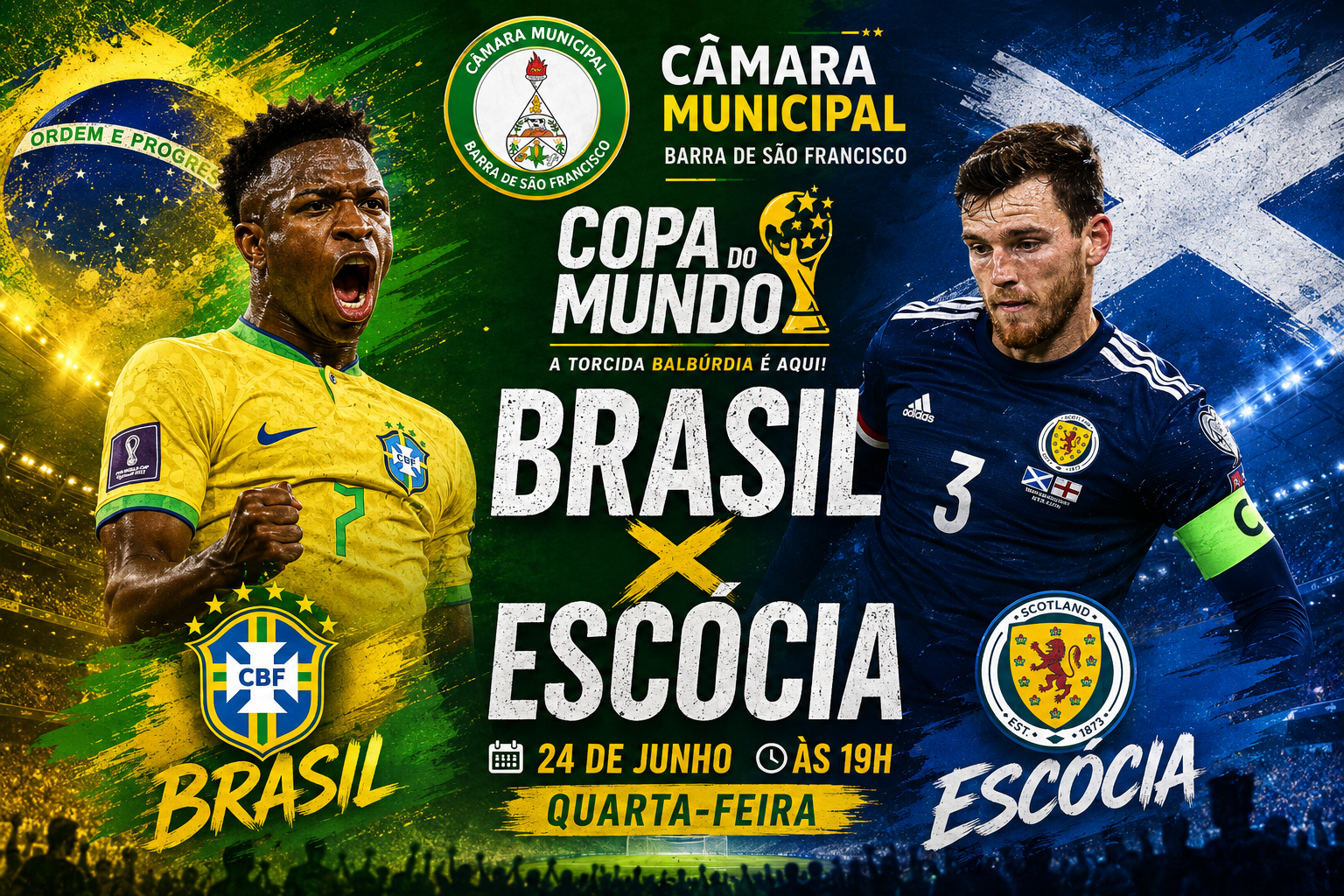 Brasil x Escocia