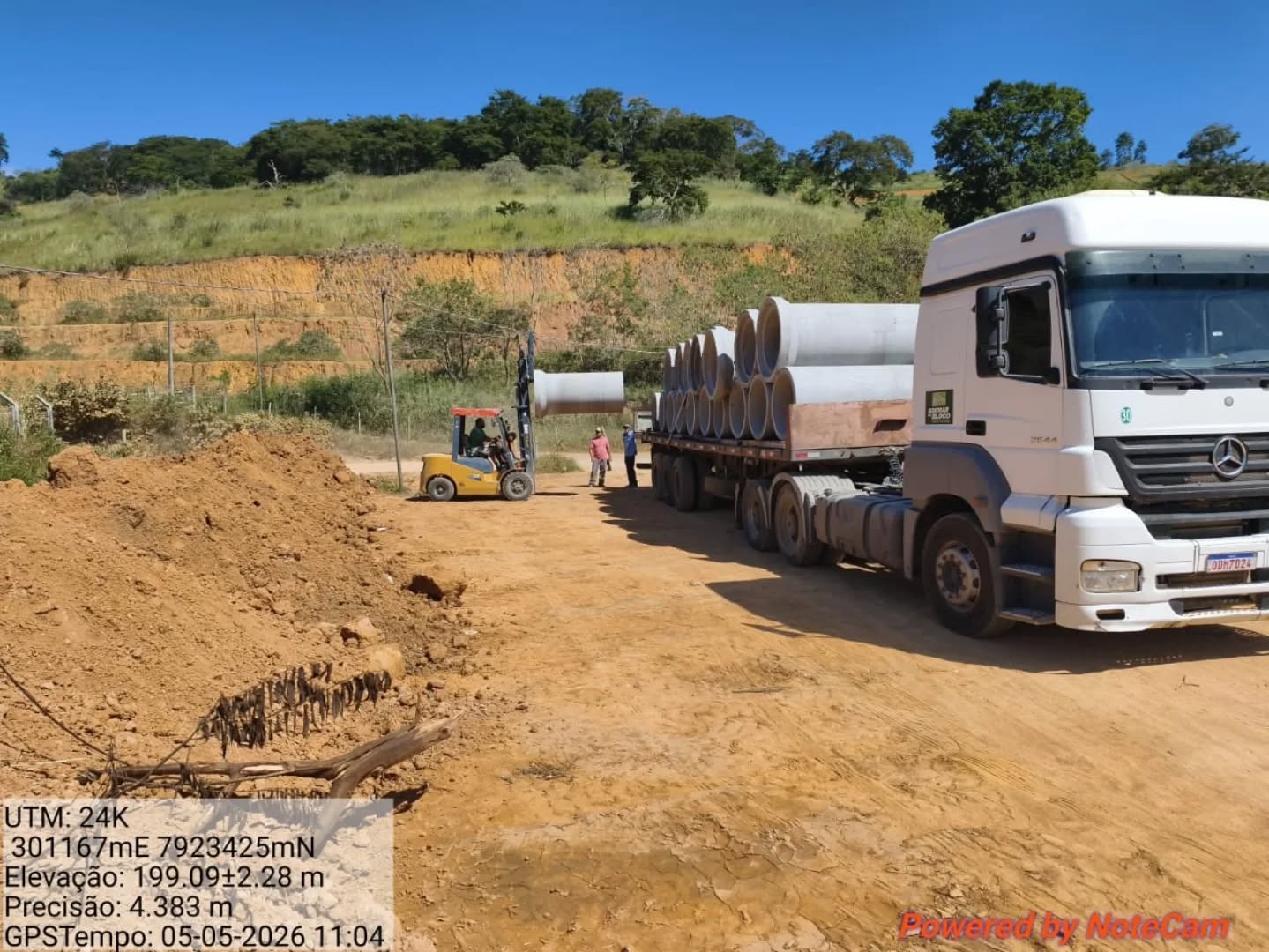Vereador Mulinha agradece serviços na ES-320 perto da AABB