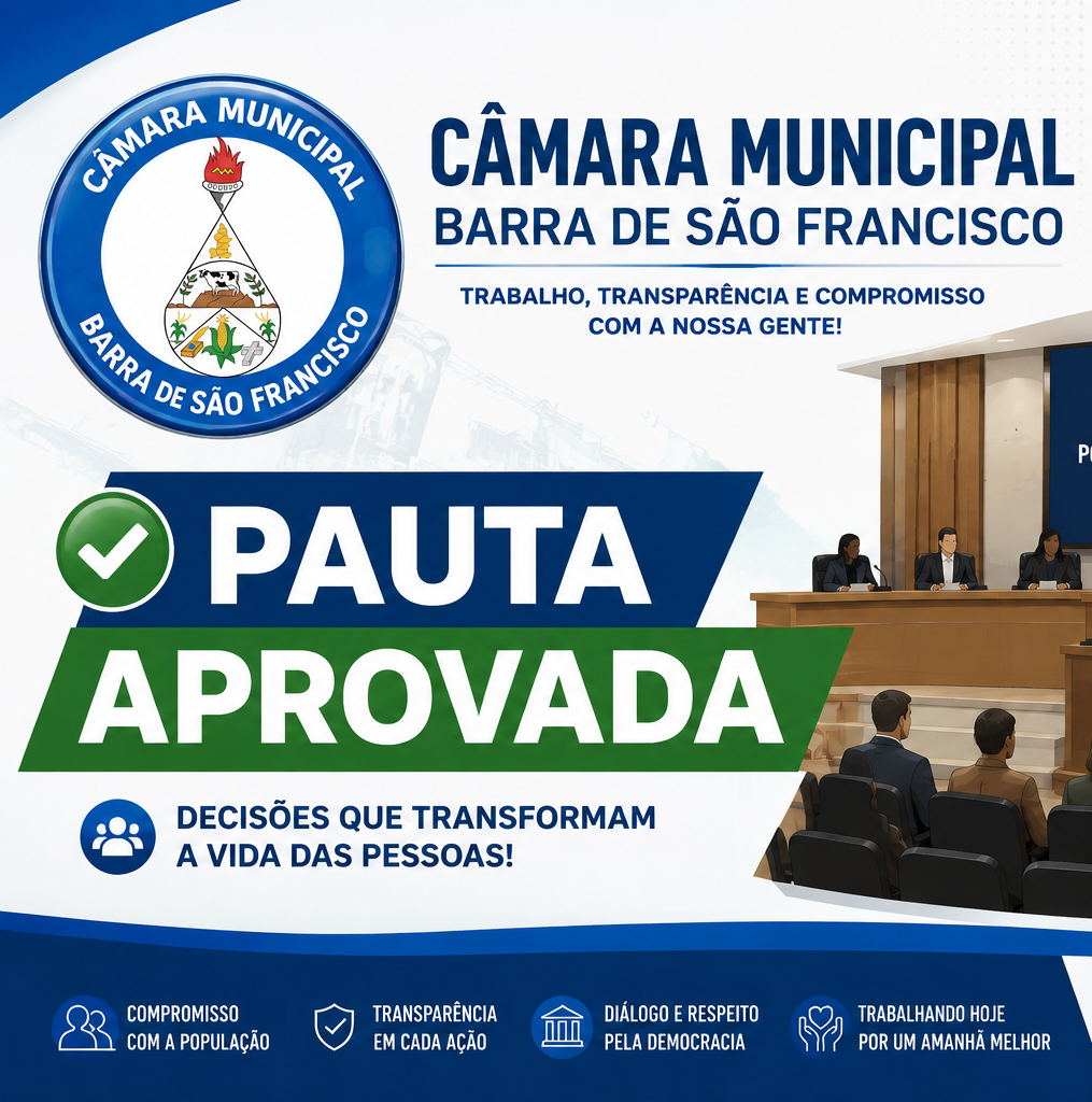 Veja a pauta desta sessão do dia 15