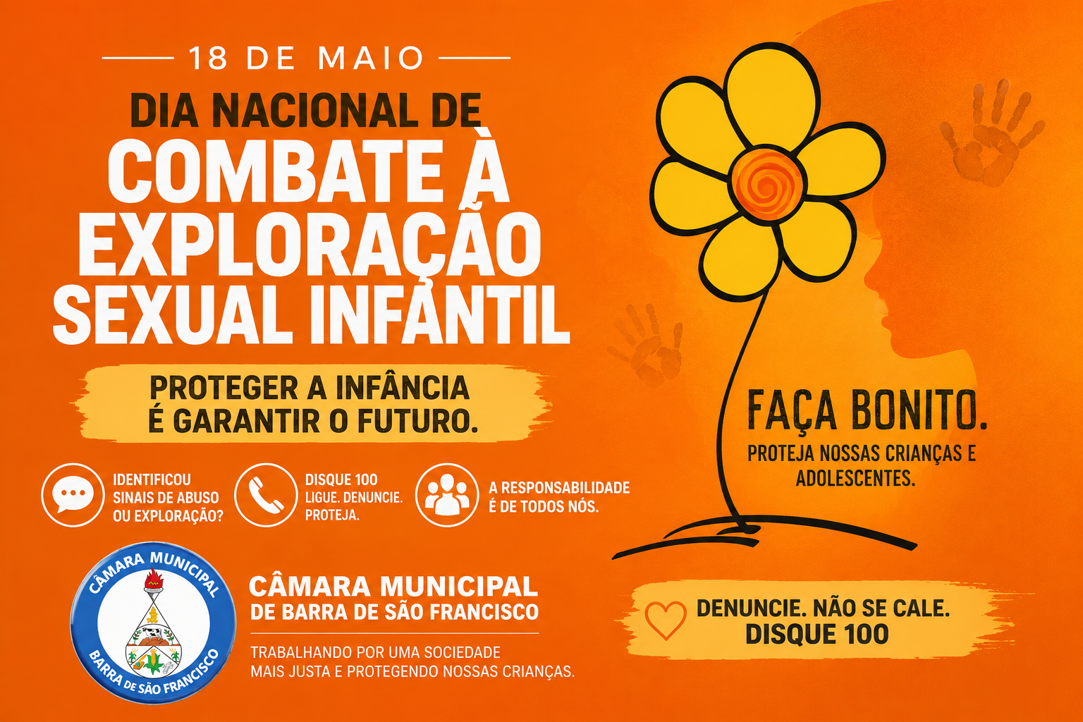 18 de Maio - Dia nacional de combate a exploração sexual infantil