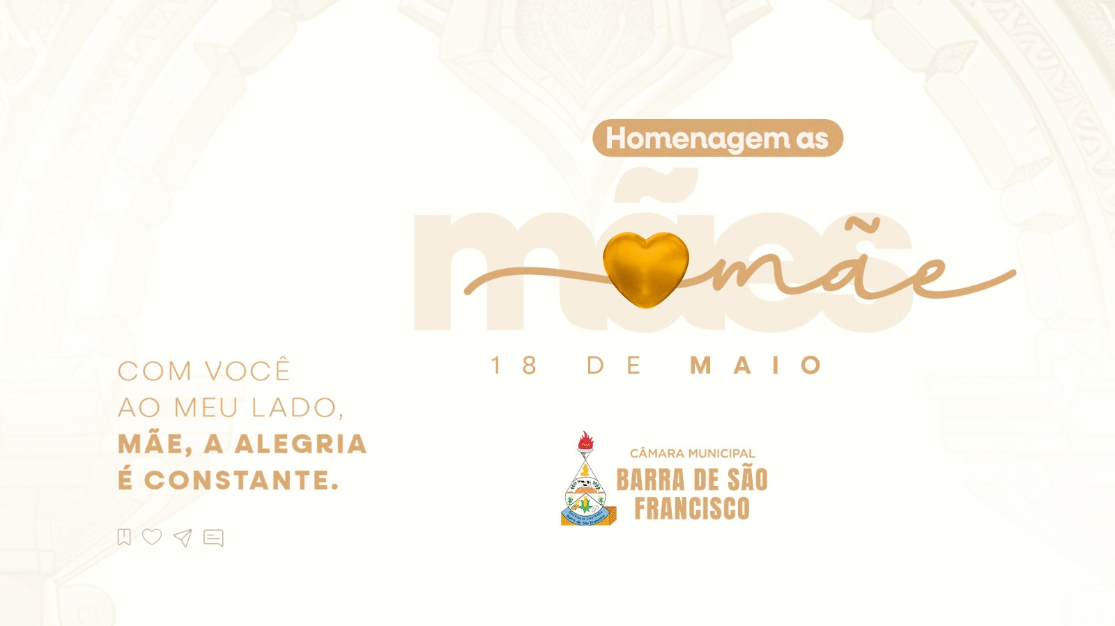 Câmara presta hoje homenagem as Mães