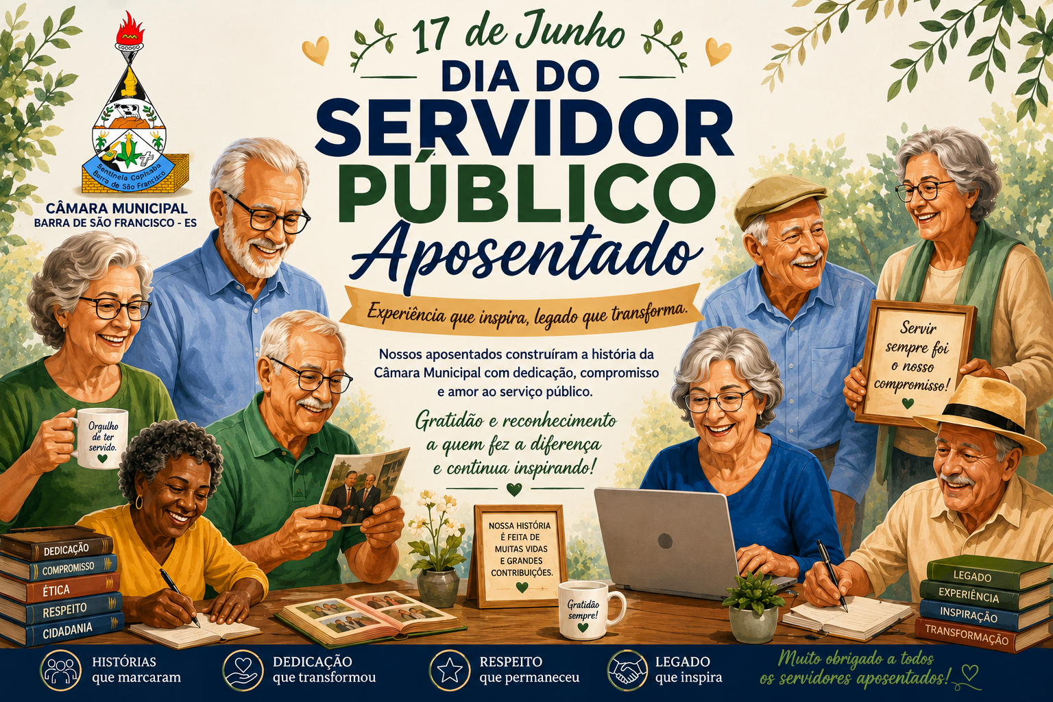 Dia do Servidor Público aposentado 17 de Junho