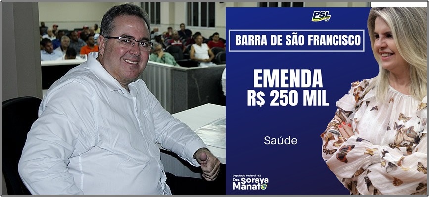  Juvenal Calixto consegue com Deputada Soraya Manato R$ 400 mil para o Município