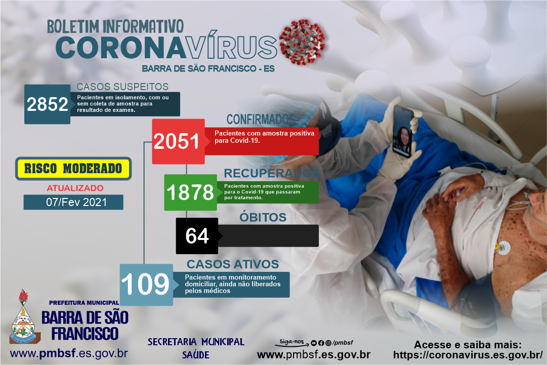 Novo boletim informativo municipal sobre coronavírus 