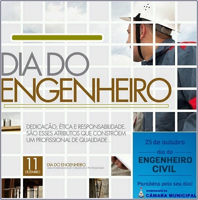 25 de Outubro - Dia do Engenheiro Civil