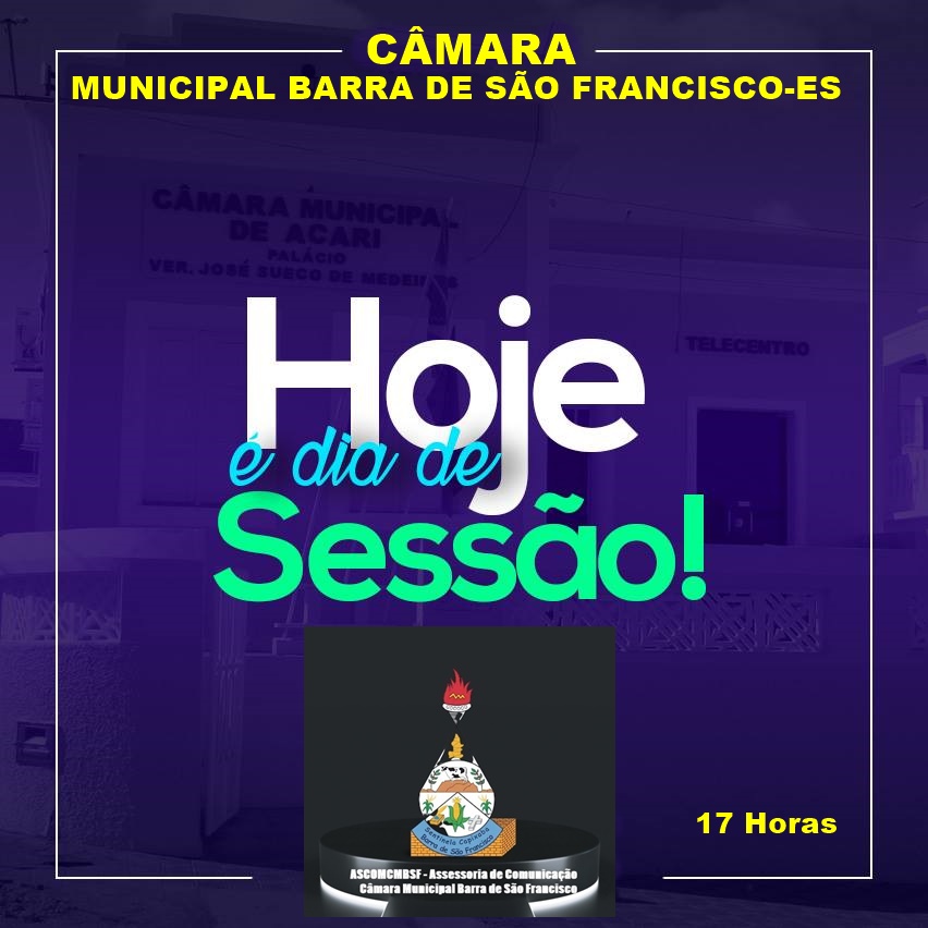 Sessão nesta segunda feira dia 28