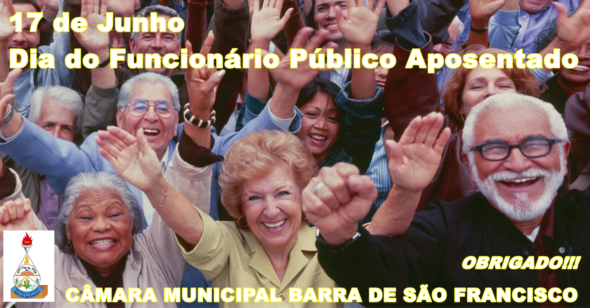 Obrigado Funcionários Públicos Aposentados