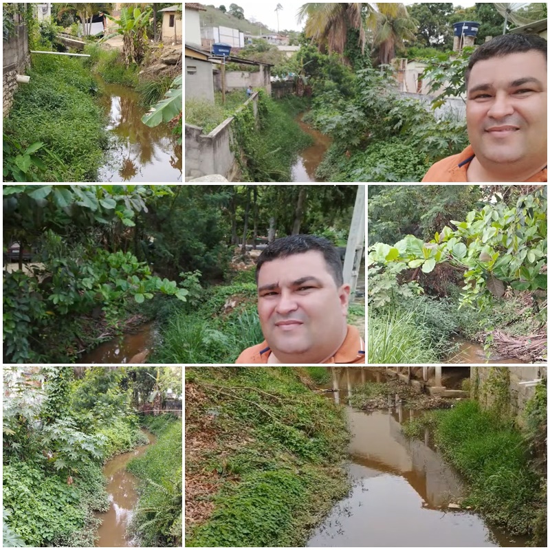 Borrinha apresenta diversas indicações e entre elas a limpeza do Córrego em Vila Paulista