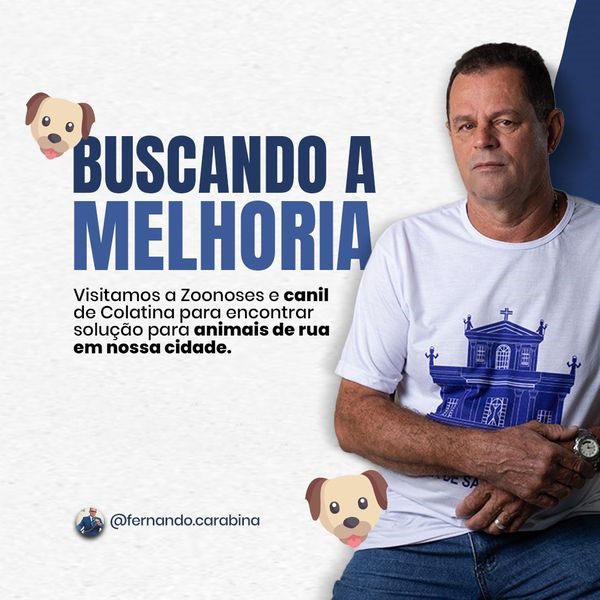Vereadores Carabina e Elivan visitam Zoonoses e Canil em Colatina