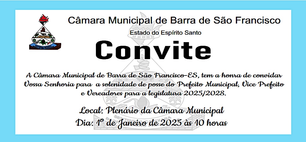  Posse dos eleitos acontece na manhã do dia 1º de Janeiro