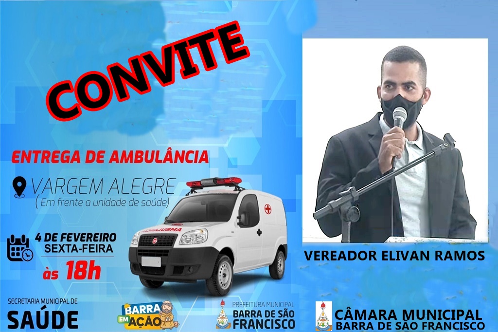 Vereador Elivan convida 