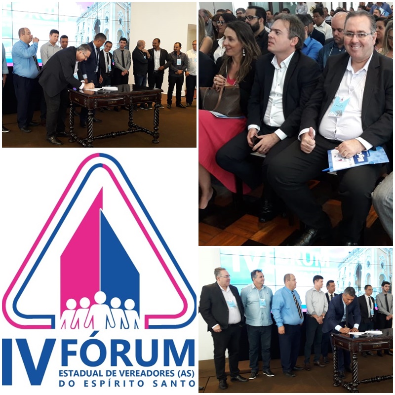 Presidente Juvenal Calixto marcou presença no IV Fórum Estadual de Vereadores do Espírito Santo