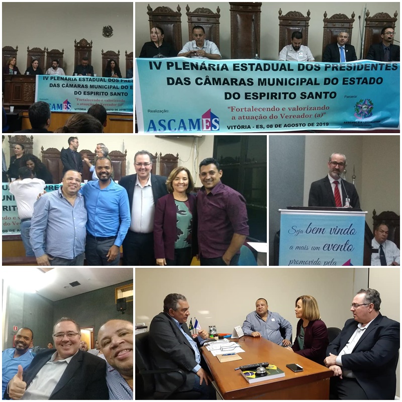 Parlamentares francisquenses participaram da IV Plenária e Assembléia Estadual dos Presidentes das Câmaras Municipais do Estado do ES