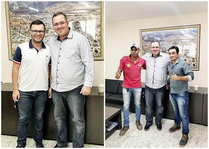 Manhã de visitas na Câmara Municipal deixam movimentado o gabinete da presidencia