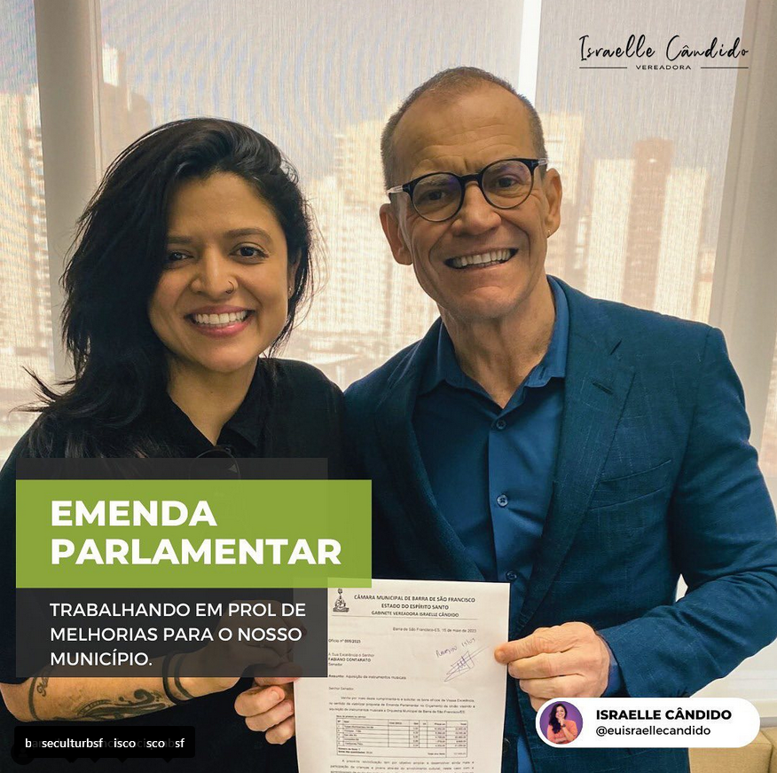 Vereadora Israelle reivindica apoio para cultura e APAE francisquense