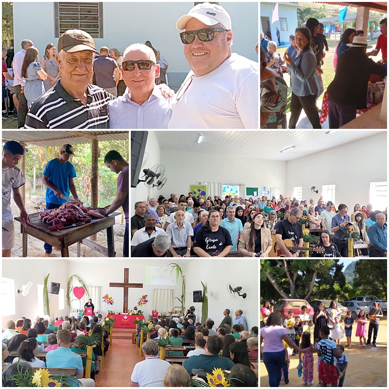 Festa da Colheita aconteceu neste domingo no Córrego do Itá