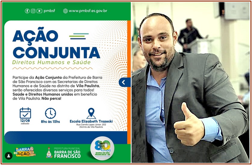 Lemão Vitorino anuncia ação da saúde em Paulista