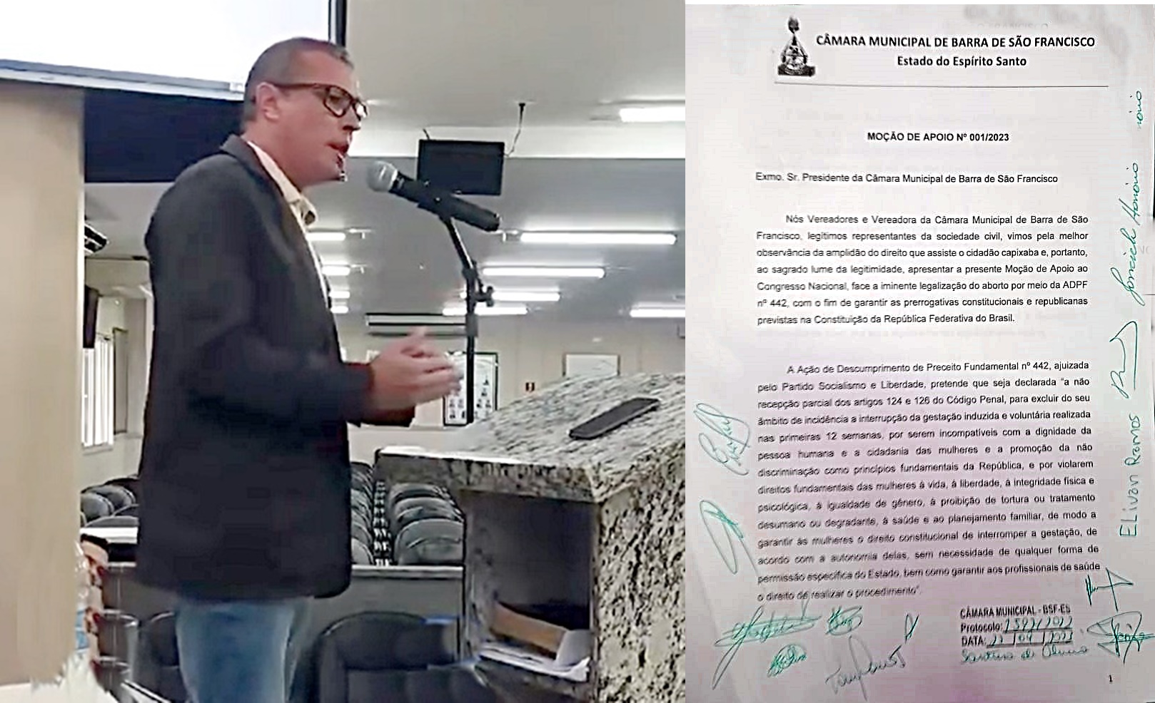 Câmara aprova Moção contra aborto e envia para Congresso Nacional