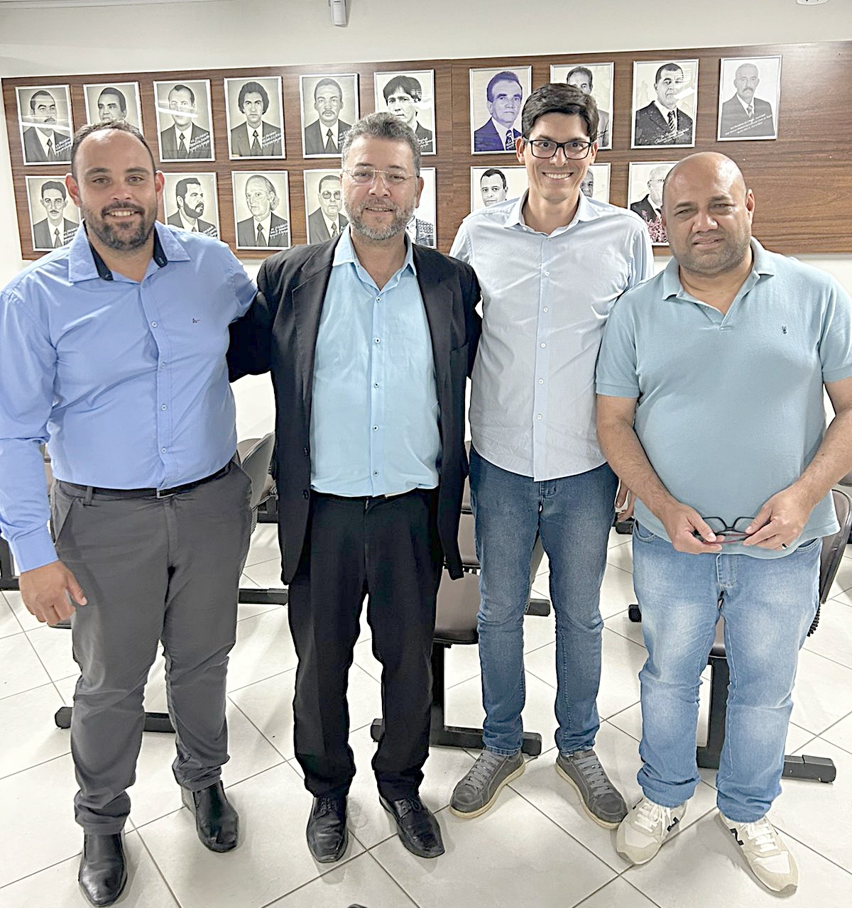 Lemão Vitorino e Elcimar Alves participam de reunião com Dep. Mazinho 