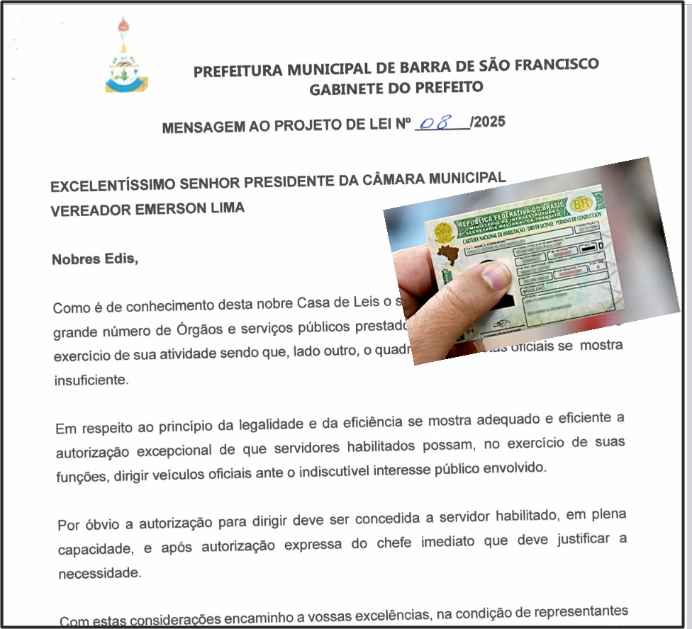 Aprovado: Executivo vai liberar servidores para dirigir veículos oficiais