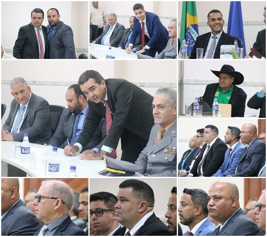 Sessão de posse e de instalação acontece em clima festivo