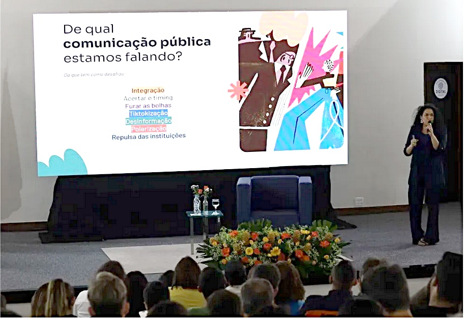 Palestrante do STF “Modos de ousar na comunicação pública” no TCE-ES