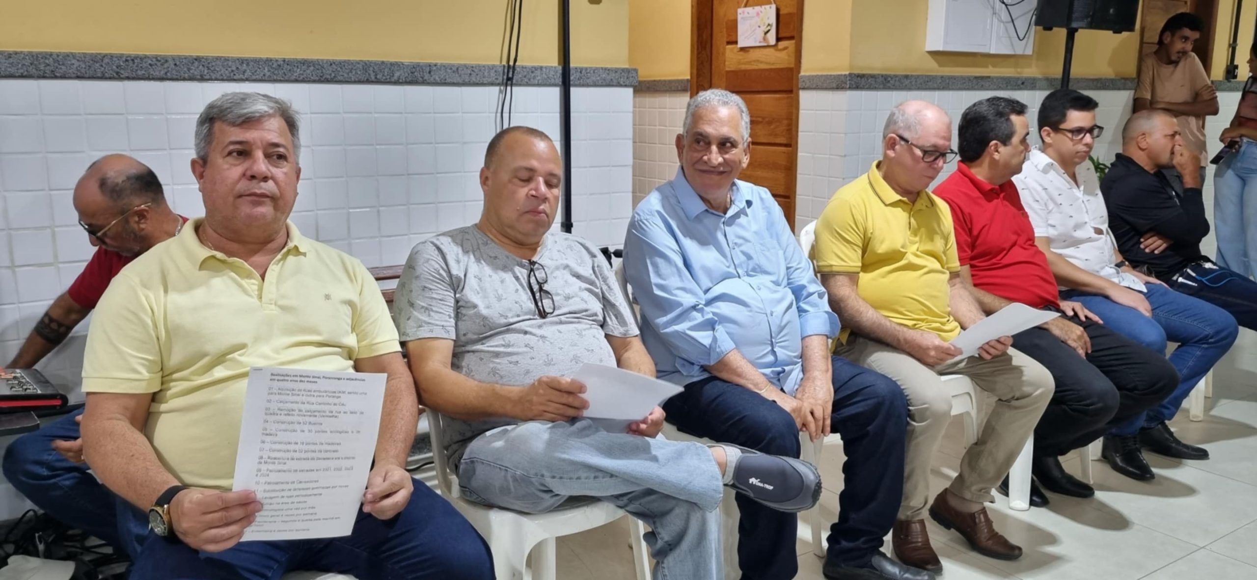 Vereadores participam de reunião em Monte Sinai
