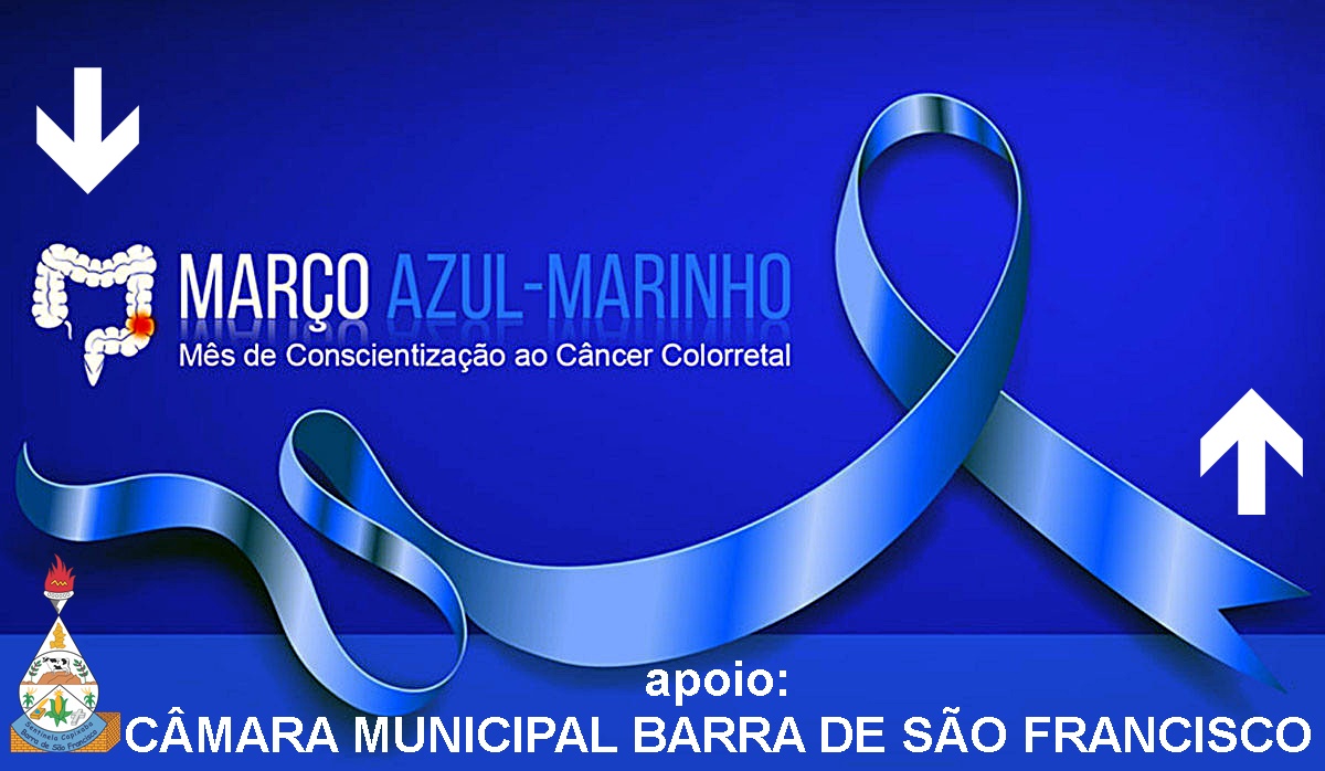 MARÇO - Azul Escuro a cor para divulgar combate ao câncer colorretal