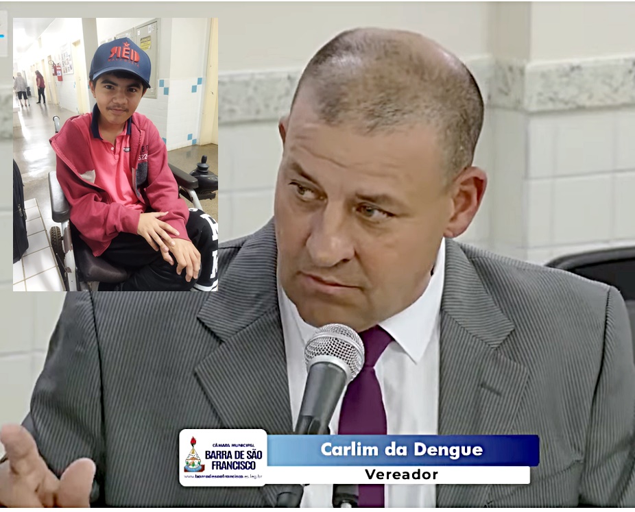 Carlim da Dengue defende acessibilidade para cadeirante no João XXIII