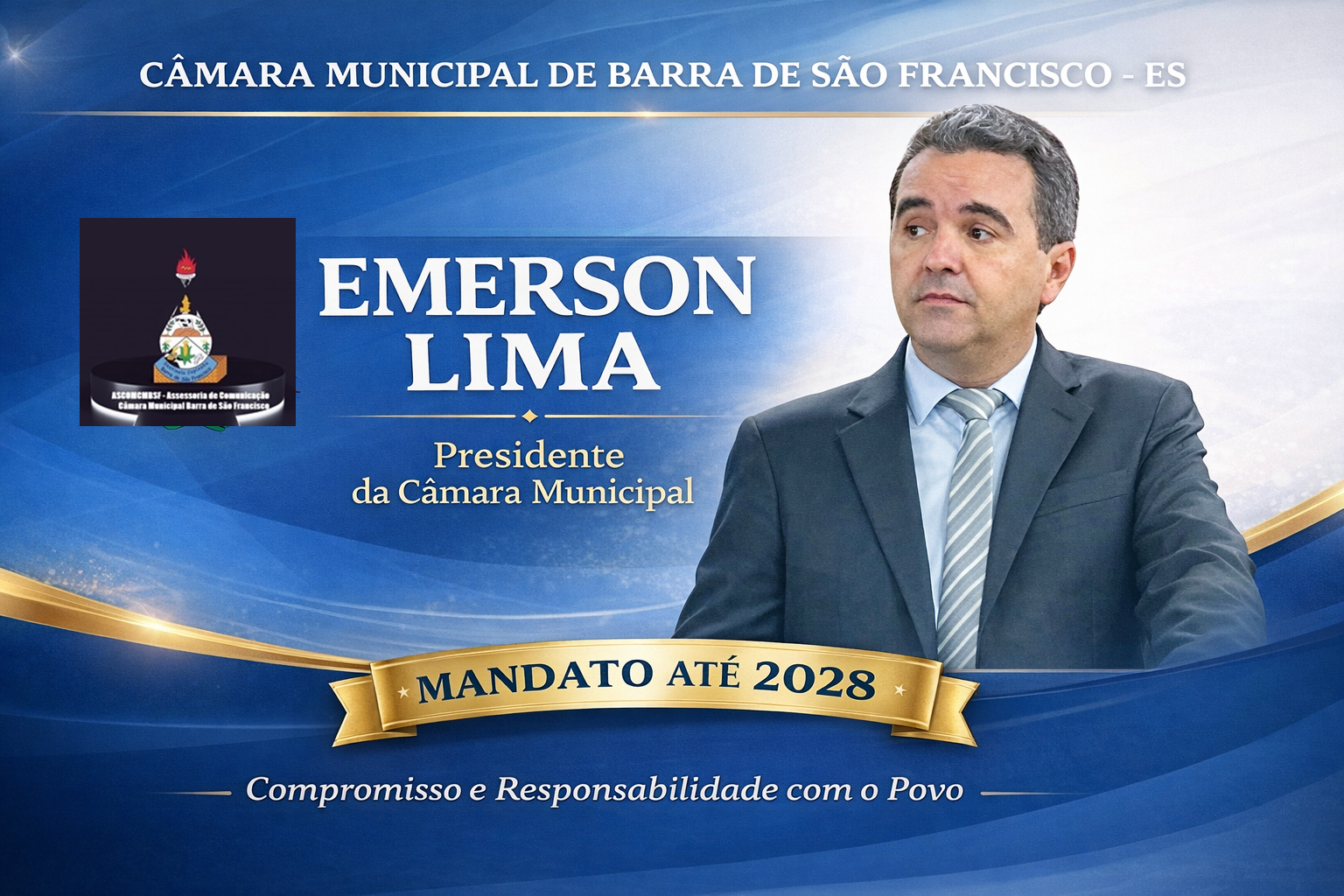  Emerson Lima comandará Legislativo até 2028