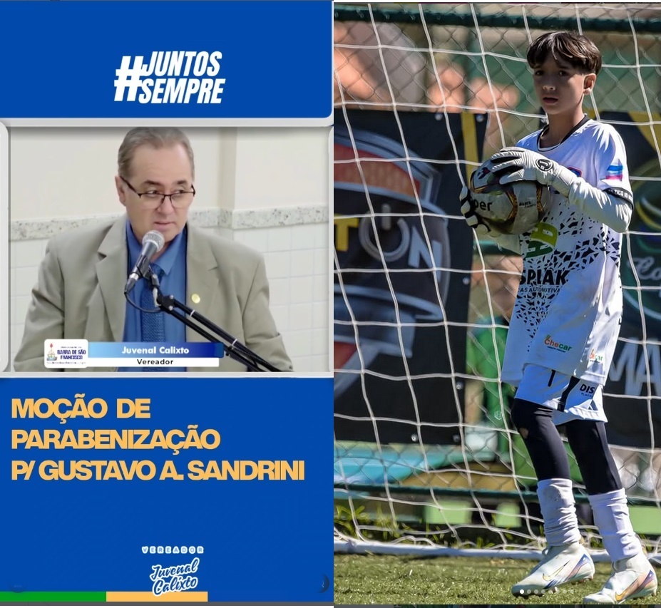 Juvenal Calixto propôe Moção de Parabenização para atleta/estudante