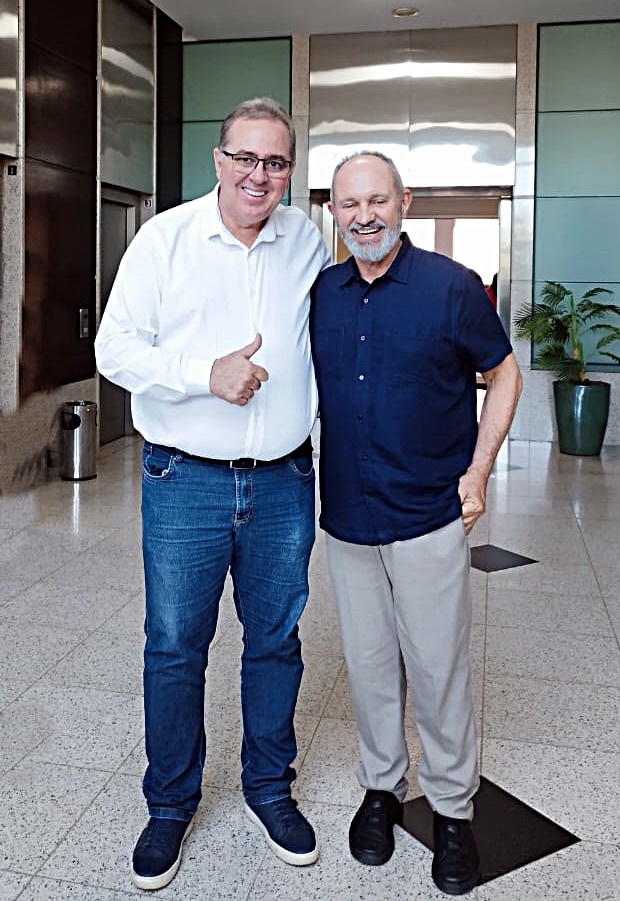 Vereador Juvenal se encontra com Paulo Hartung