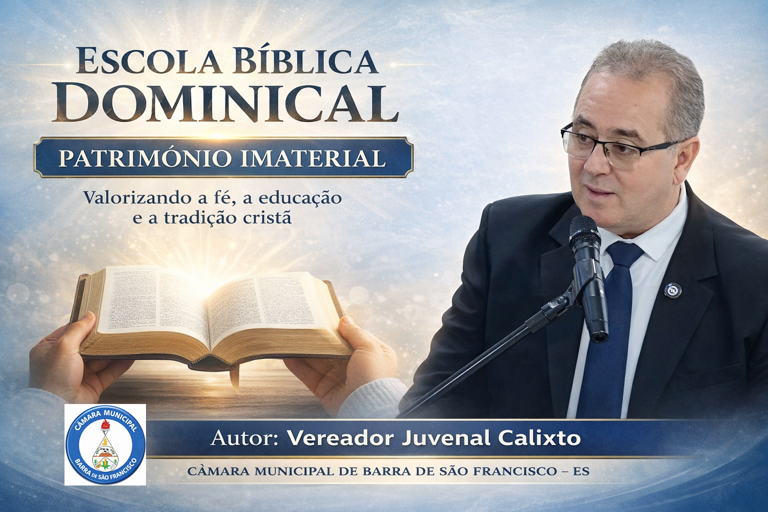 Escola Bíblica Dominical agora é Patrimônio Imaterial do município