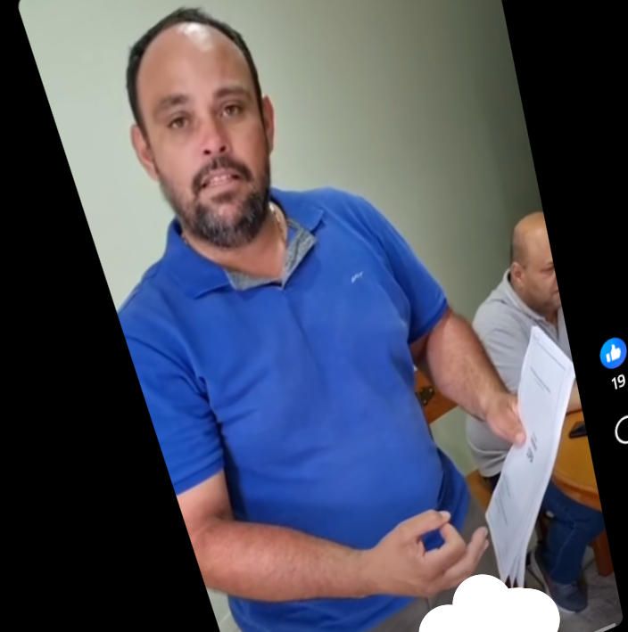 Lemão Vitorino agradece por obras na  Escola Municipal Elizabeth Trozeski