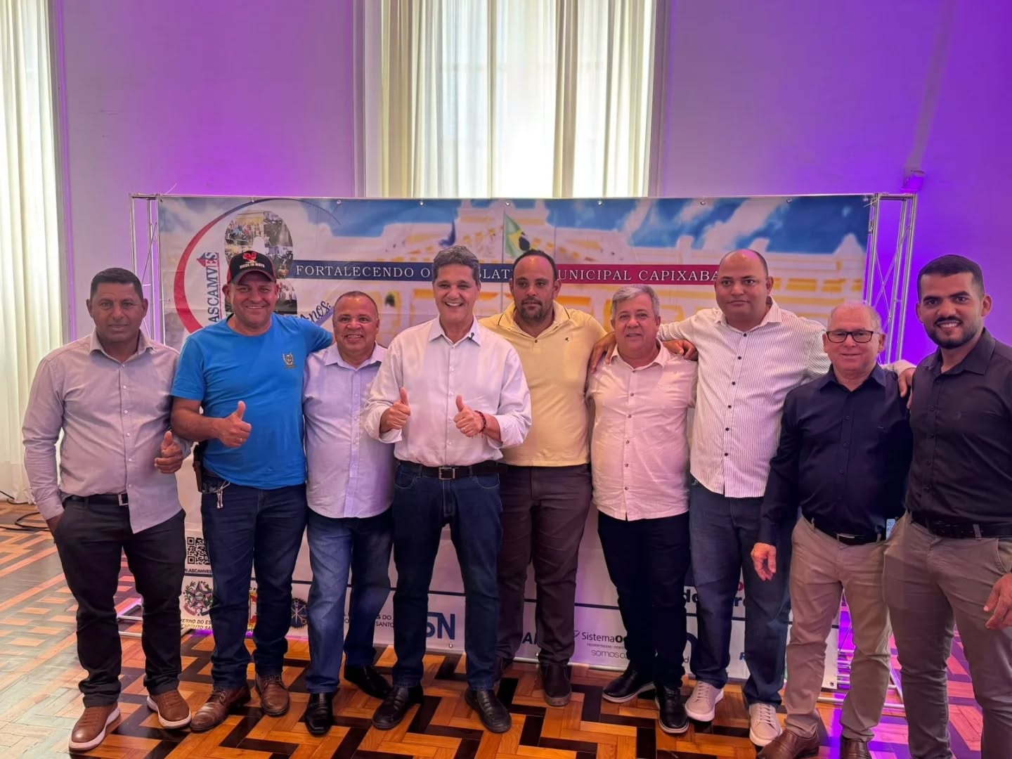Vereadores francisquenses participam da comemoração dos 8 anos de fundação da ASCAMVES