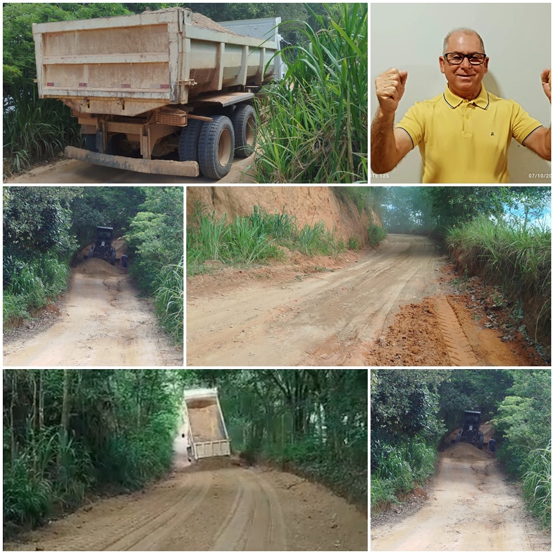 Vereador Jadeir Brum comemora cascalhamento no Recreio e Escondido