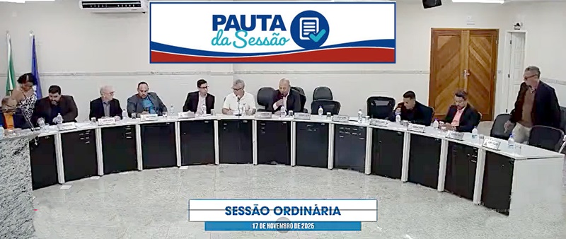Sessão do dia 17 tem pauta aprovada