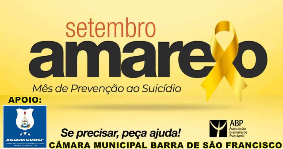 A campanha Setembro Amarelo salva vidas! 
